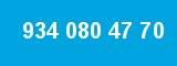 934 080 47 70 934 080 47 70